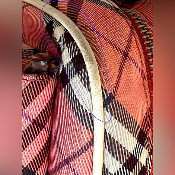 【☆JAPAN☆】Auth Burberry Blue Label Nova Check Crossbody Bag Pink Coral - Picture 7 of 7